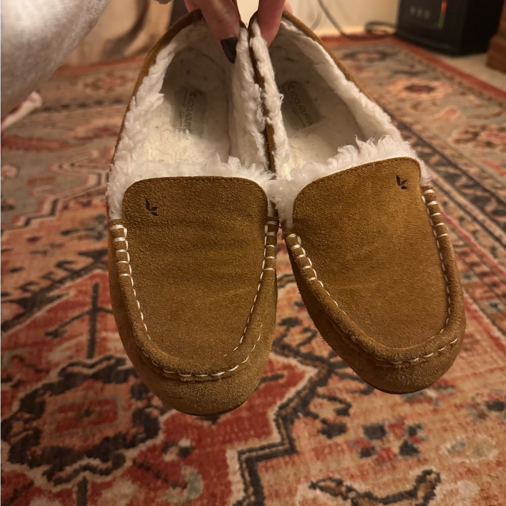 UGG Tan Moccasins with Cream Lining